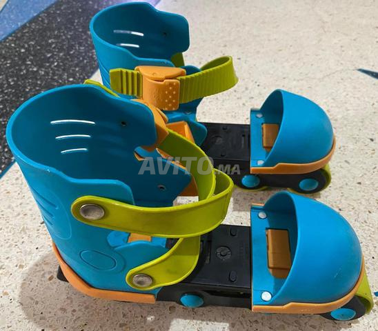 أحذية تزلج بعجلات قابلة للتعديل مقاس 24-35