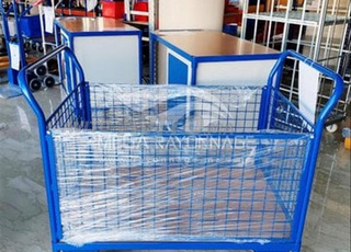 Chariot 4 panneaux grillagés – 500kg