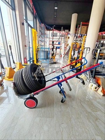 عربة نقل الإطارات مع حامل – 200 كجم