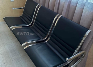 Banquette 3 places en similicuir