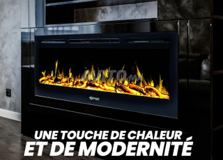 CHEMINÉE ÉLECTRIQUE ENCASTRABLE