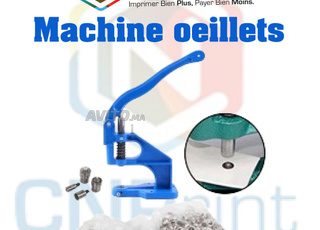 Machine oeillets