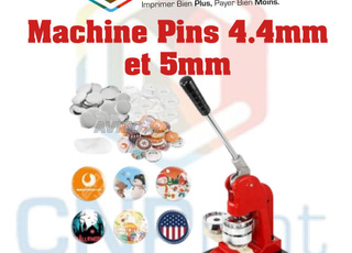 Machine Pins 4.4 mm et 5 mm