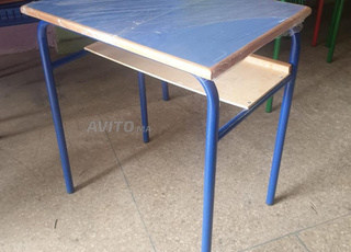 Table individuelle scolaire 70*50 \\ double en stock