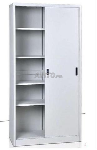 Armoire Haute Steeplechase Bi-Color Grise
