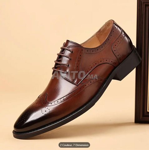 Chaussures en cuir luxueuses - Design élégant et haute qualité