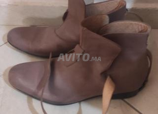 Bottes en cuir marque Crémeux