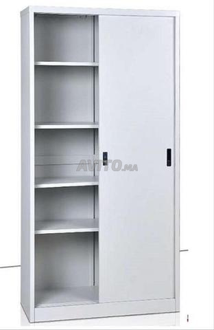 Armoire Haute Steeplechase Bi-Color Grise