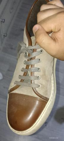 حذاء رياضي من لانفين DBB1 ذو لونين مع مقدمة مدببة -