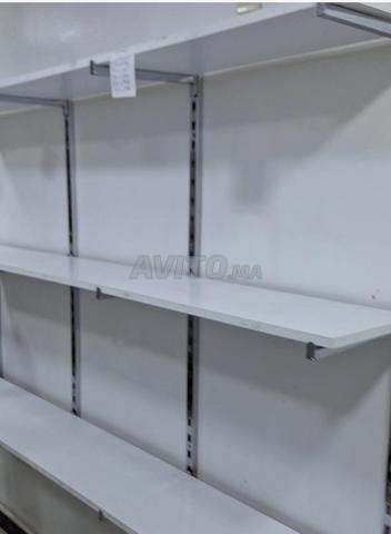رفوف MDF مع دعم من الفولاذ المقاوم للصدأ - 2