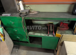 Plan de travail métallique