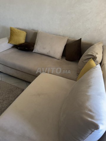 Je mets en vente mon salon avec table et tapis