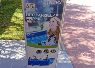 Piscine intex avec filtre et bâche