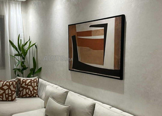 لوحة فاخرة مطبوعة على قماش فني