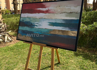 لوحة فاخرة مطبوعة على قماش فني