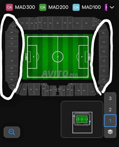 Billet à vendre catégorie 3 / catégorie 2 bon emplacement - 2