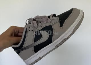 Dunk low grise et noir