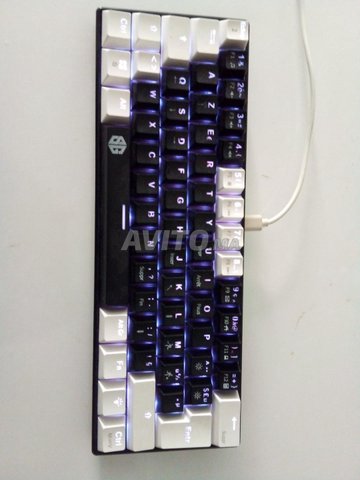 لوحة مفاتيح ميكانيكية سلكية SETUP GAME مفاتيح حمراء