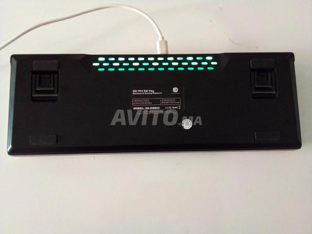 clavier mécanique à fil SETUP GAME switches rouges - 2