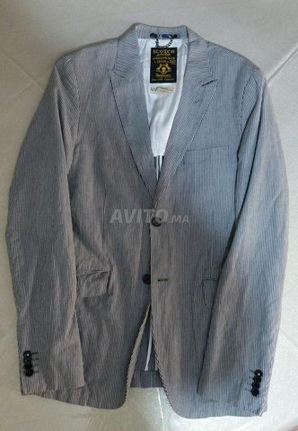 جاكيت بليزر من سكوتش آند صودا - رمادي