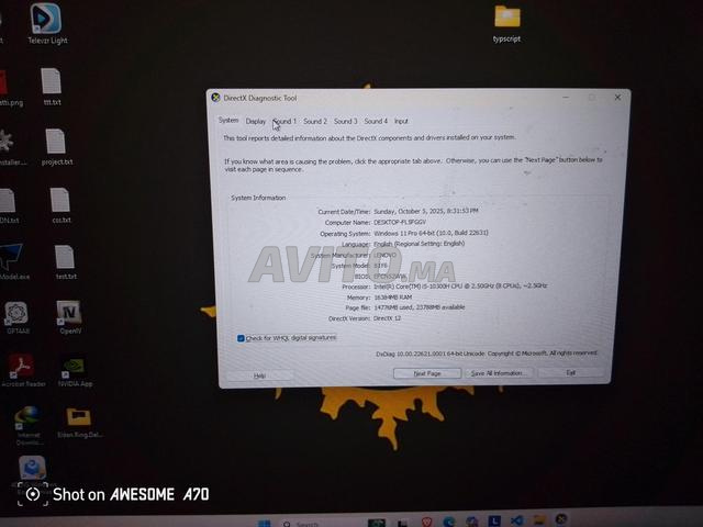 Lenovo i5-10ème H/16Go/512SSD/RTX 2060 - 2