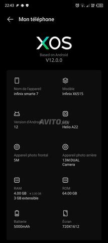 Téléphone fonctionne bien comme vous le voyez infinix smarte 7 - 2