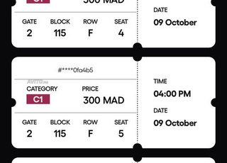 Tickets Maroc vs Bahrain