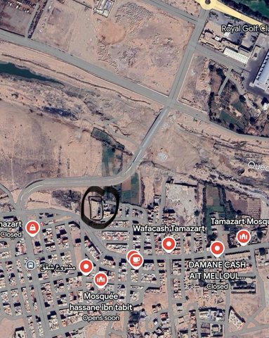 Terrain à vendre à Tamazart Ait Melloul 750 mètres titre