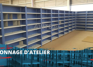 Rayonnage léger métal – Montage rapide