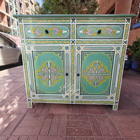 Commode, Buffet marocain en bois