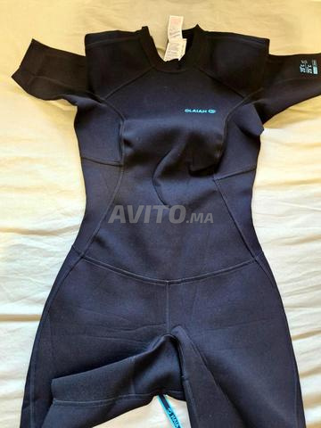 Combinaison surf shorty 100 néoprène 1,5mm femme