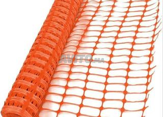 Maille signalisation orange pour travaux 1*50 M