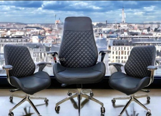 pack fauteuil de bureau similicuir