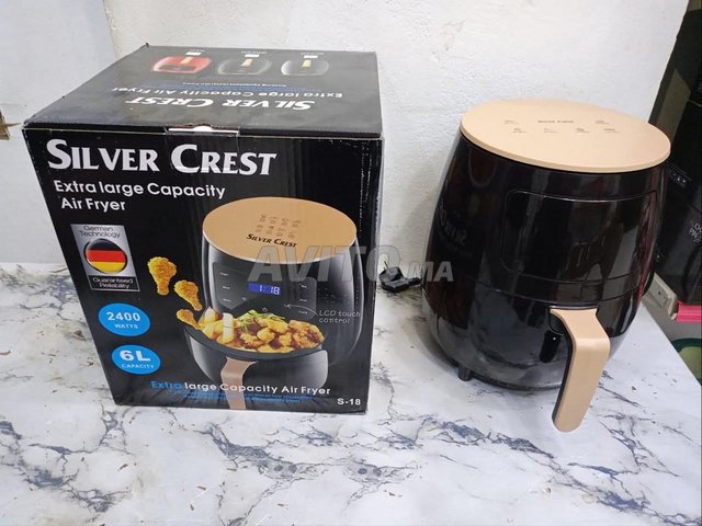 قلاية هوائية سيلفر كريست 6 لتر