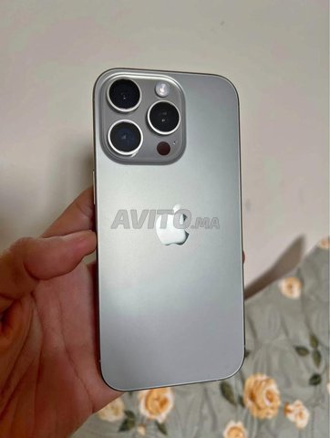 آيفون 15 برو فُل باي باس واي فاي❇️ بدون شريحة 256 جيجابايت 100🔋