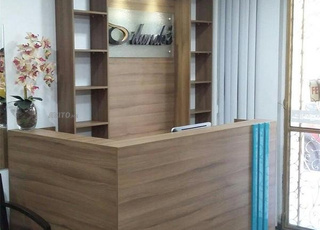 Comptoir avec retour
Comptoir en bois MDF