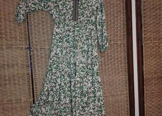 Robe longue pour femme avec manches longues