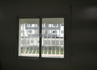 بيع نافذة مزدوجة مع إطار، كتلة ستارة يدوية