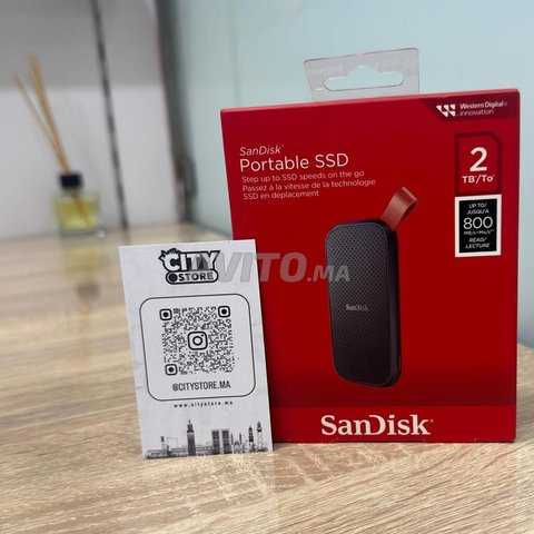 SanDisk 2Tb Portable SSD 800MBs, USB-C, USB 3.2