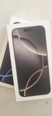 iphone 16 pro max 256g neuf (noir, blanc, désert)