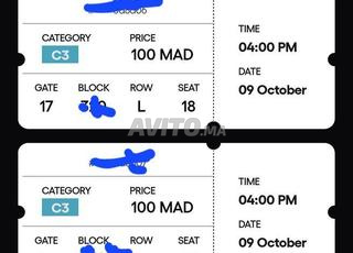2 tickets maroc