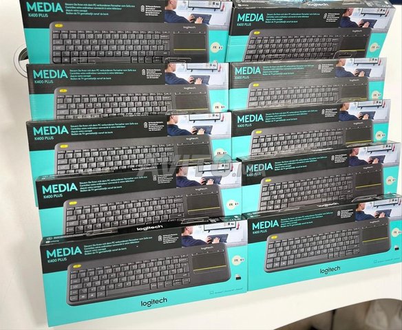لوحة مفاتيح لاسلكية Logitech K400 Plus - جديدة