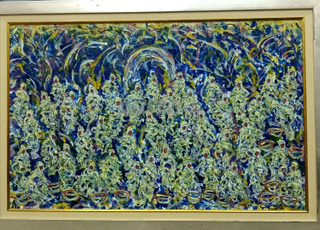 لوحة موقعة من الفنان الرميلي