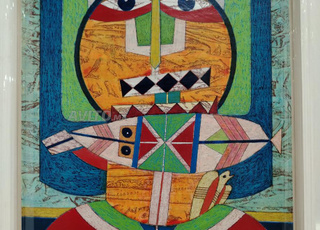 Tableaux signés par l'artiste Kalmoun