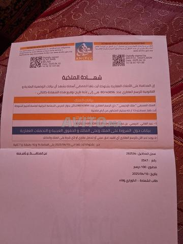 650dh m² à El Marsa Sidi Abed terrain à vendre - 2