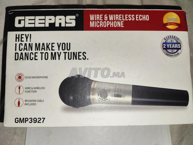 Microphone Echo Filaire et Sans Fil Geepas Neuf - 2