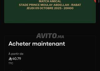 3 tickets à 300 dhs