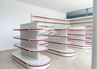 رفوف تجارية و أرفف عرض - سوبرماركت