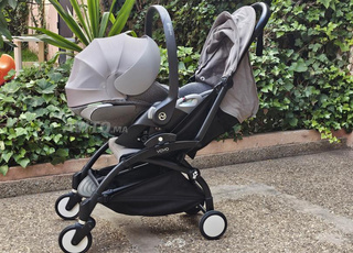 Pack Yoyo 2 beige avec cosi Cybex Cloud T plus