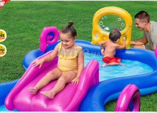حوض الألعاب القابلة للنفخ للأطفال - 330×188×117 سم